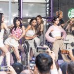K-POP South Korean all girl group perform during NBC Today concert sponsored by Citi on Rockefeller Plaza in New York on July 5, 2023